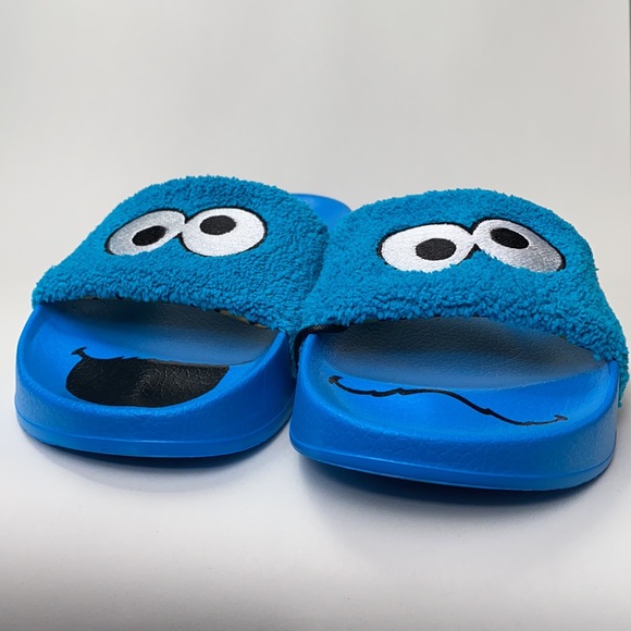 puma slippers cookie monster